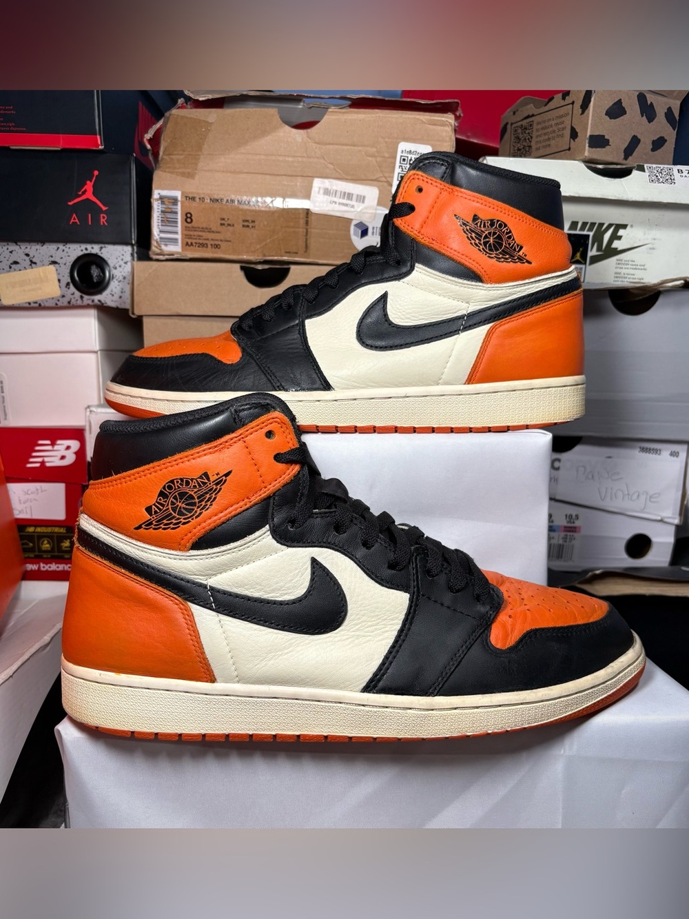 Size 12 - Jordan Air Jordan 1 Retro High OG Shattered Backboard 2015